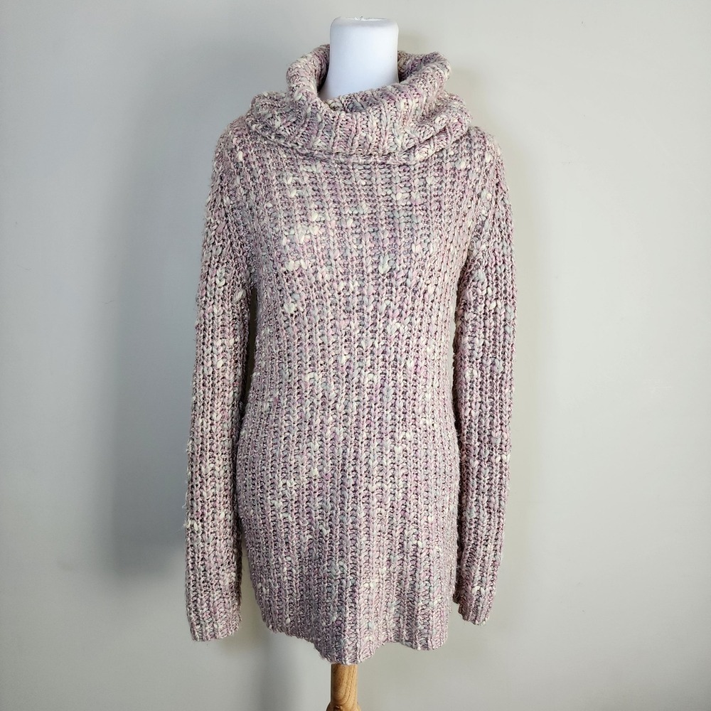 525 America Sweater Dress Womens Small Mini Chunky‎ Knit Long Sleeve Tunic Cosy